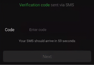 Ví dụ về mã xác minh WeChat